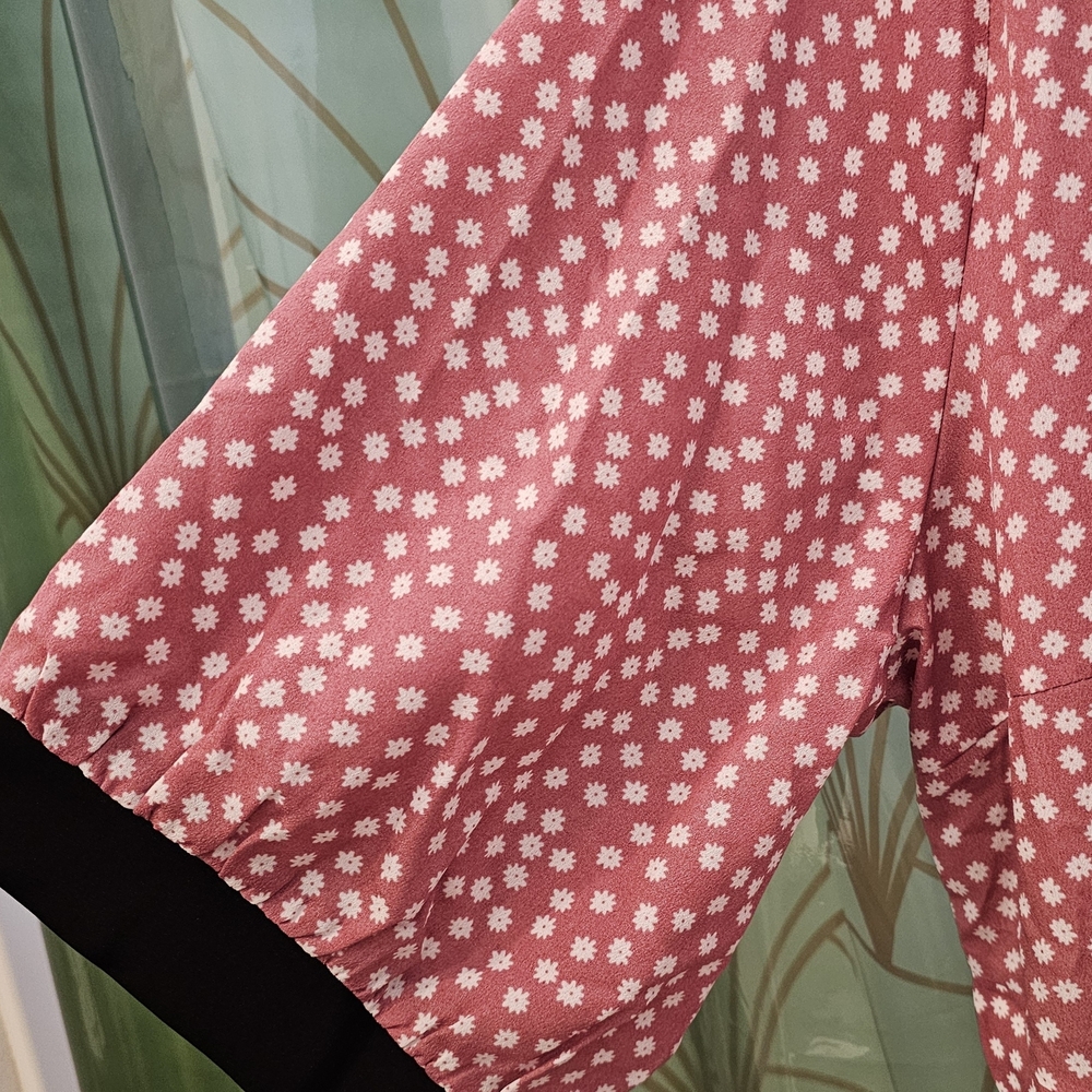 Pink Polka Dot Button-Down Dress - Picture 4 of 6